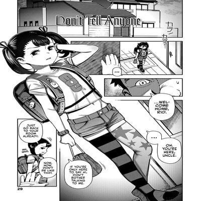 Don't Tell Anyone manga cover